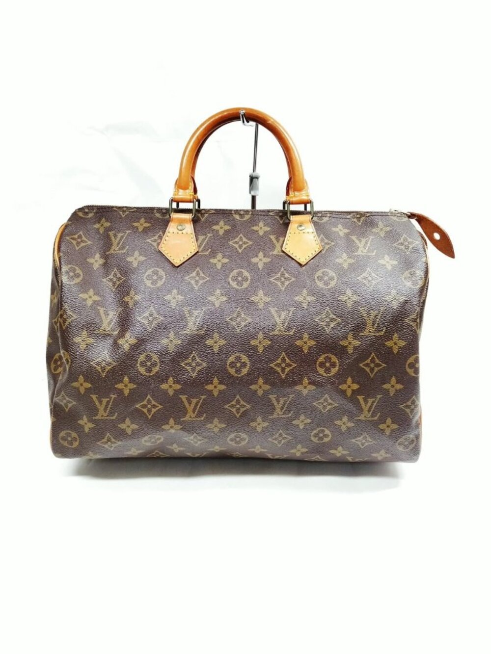 Authentic Louis Vuitton Speedy 35 Monogram Brown Canvas Handbag LV Satchel Bag - Picture 2 of 10